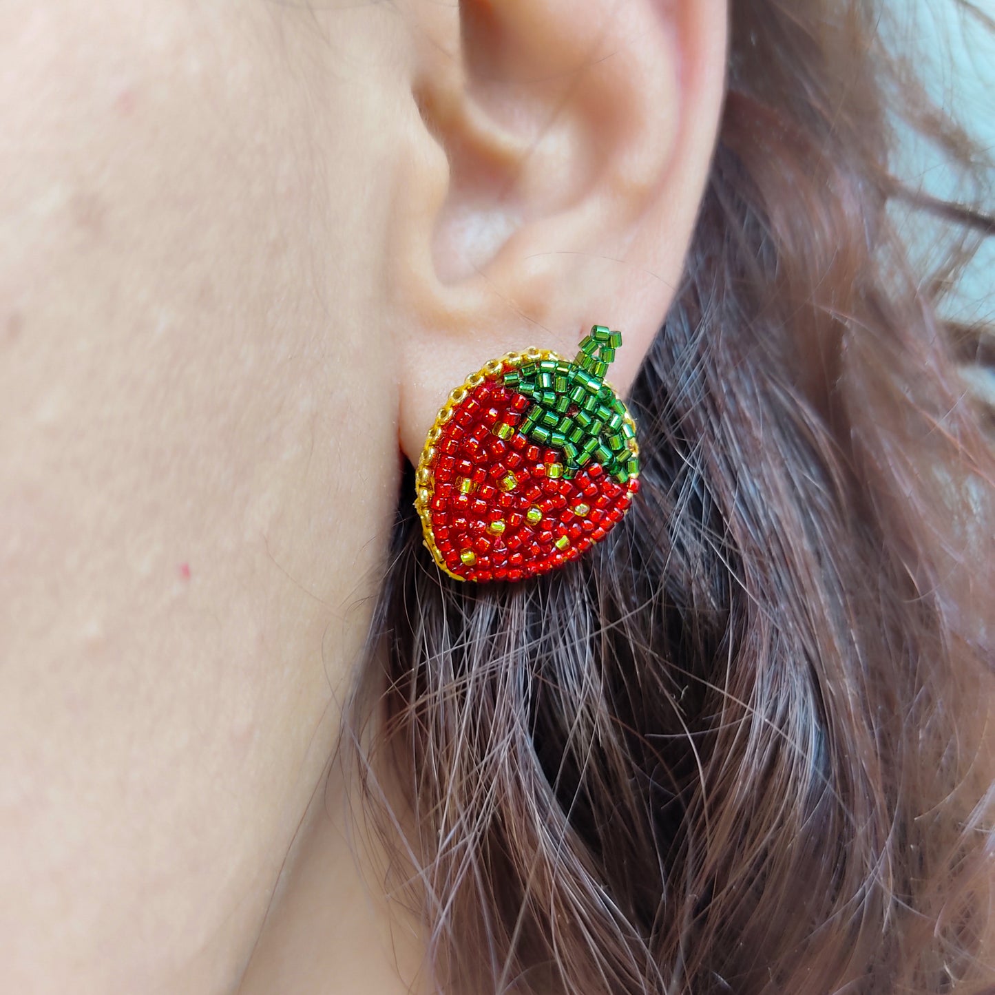 Boucles d'oreilles Fresas