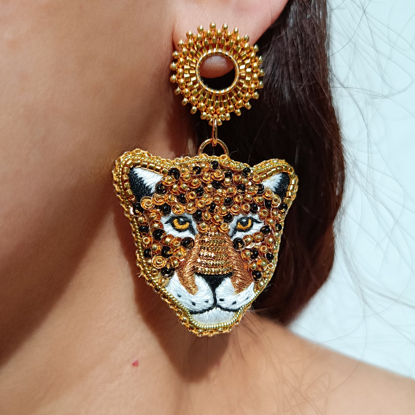 Boucles d'oreilles Jaguar
